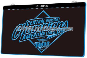 LD1136 Central Division Champions American League 2006 Minesota Twins AL MLB Sports