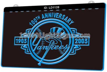 LD1139 New York Yankees 1903 2003 100th Anniversary AL MLB Sports