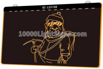 LD1158 Mountain Man Climber Cartoon