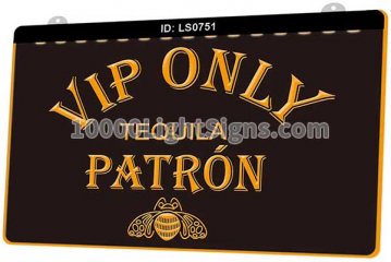 LS0751 Vip Only Patron Tequila Beer Bar