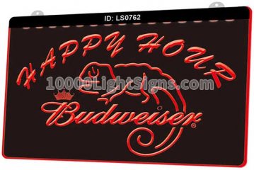 LS0762 Budweiser Lizard Happy Hour Bar