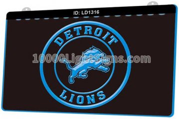 LD1316 Detroit Lions NFC NFL Sports