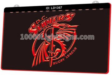 LD1367 Washington D.C. Slayers Rugby League Football