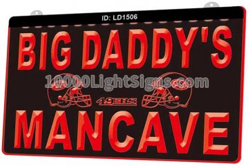 LD1506 San Francisco 49ers NFC NFL Sports Big Daddys Man Cave