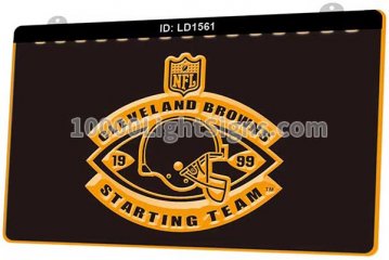 LD1561 Cleveland Browns Starting Team 1999 AFC NFL Sports