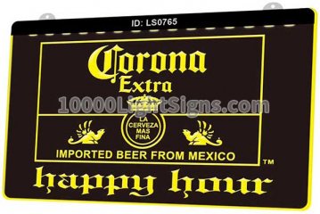 LS0765 Corona Extra Beer Happy Hour Bar