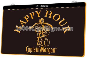 LS0766 Captain Morgan Beer Happy Hour