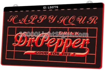 LS0776 Dr Pepper Drink Happy Hour Bar