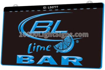 LS0777 Bar Bud Lite Lime Beer