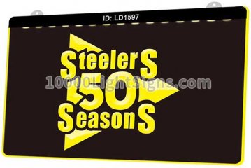 LD1597 Pittsburgh Steelers AFC NFL Sports 50 Seasons