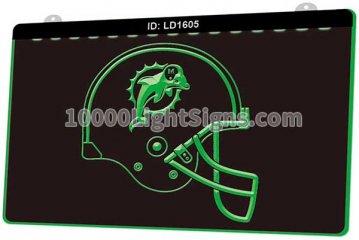 LD1605 Miami Dolphins AFC NFL Helmet Sports