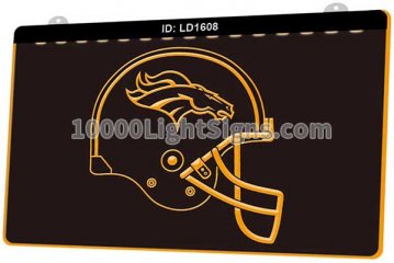 LD1608 Denver Broncos AFC NFL Helmet Sports
