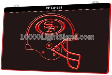 LD1615 San Francisco 49ers NFC NFL Helmet Sports