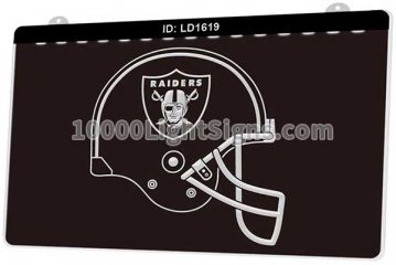 LD1619 Oakland Raiders AFC NFL Helmet Sports