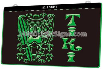 LS1011 Surf Tiki Bar Mask Tree