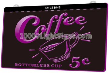 LS1046 Coffee 5 Cents Vintage Reproduction
