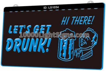 LS1054 Lets Get Drunk Bar Pub Beer