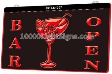 LS1057 Bar Open Beer Cocktails Pub