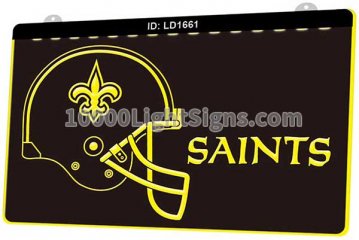 LD1661 New Orleans Saints NFC NFL Helmet Sports