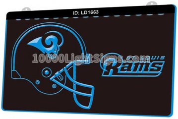 LD1663 Los Angeles Rams NFC NFL Helmet Sports