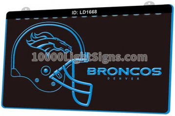 LD1668 Denver Broncos AFC NFL Helmet Sports