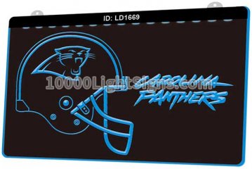 LD1669 Carolina Panthers NFC NFL Helmet Sports