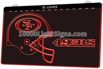 LD1675 San Francisco 49ers NFC NFL Helmet Sports