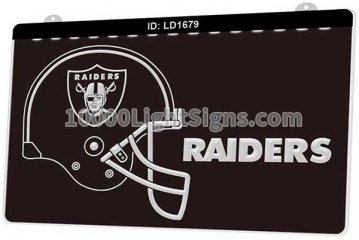 LD1679 Oakland Raiders AFC NFL Helmet Sports