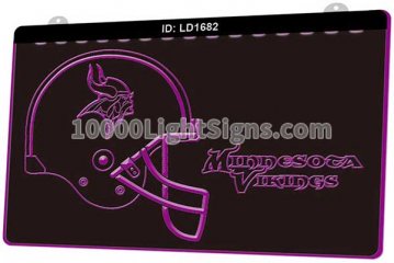 LD1682 Minnesota Vikings NFC NFL Helmet Sports