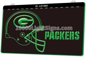 LD1685 Green Bay Packers NFC NFL Helmet Sports