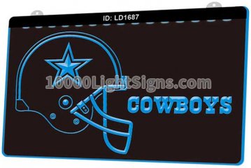 LD1687 Dallas Cowboys NFC NFL Helmet Sports
