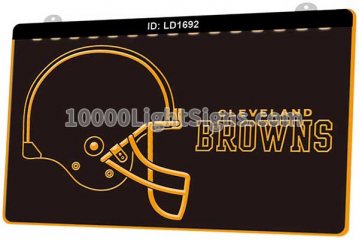 LD1692 Cleveland Browns AFC NFL Helmet Sports