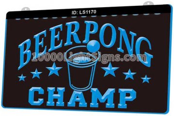 LS1170 Beer Pong Champ Beer Bar Pub
