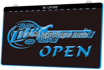 LS1202 Miller Lite Time Live Beer Open