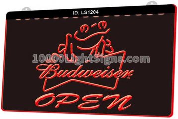 LS1204 Budweiser Frog Beer Open Bar