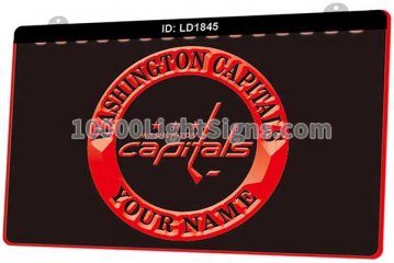 LD1845 Washington Capitals WSH NHL Sports Your Name