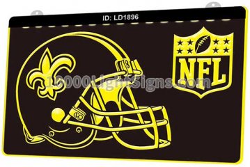 LD1896 New Orleans Saints NFC NFL Helmet Sports