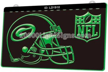 LD1910 Green Bay Packers NFC NFL Helmet Sports