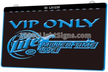 LS1230 Miller Time Live Vip Only Beer
