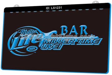 LS1231 Miller Time Live Bar Beer