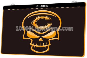 LD1920 Chicago Bears NFC NFL Skull Sports