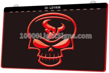 LD1936 Houston Texans AFC NFL Skull Sports