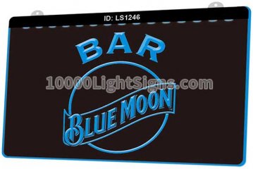 LS1246 Bar Blue Moon Beer
