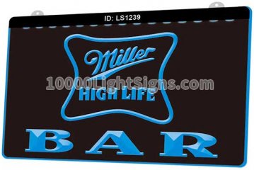 LS1239 Bar Miller High Life Beer