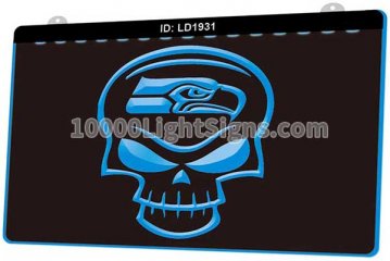 LD1931 Seattle Seahawks NFC NFL Skull Sports