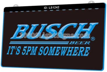 LS1242 Its 5 Pm Somewhere Busch Beer