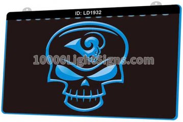 LD1932 Los Angeles Rams NFC NFL Skull Sports
