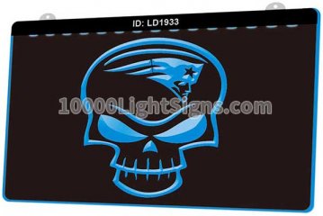LD1933 New England Patriots AFC NFL SKull Sports