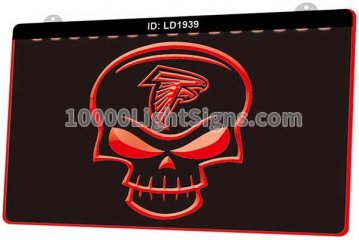 LD1939 Atlanta Falcons NFC NFL Skull Sports