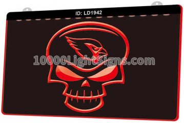 LD1942 Arizona Cardinals NFC NFL Skull Sports